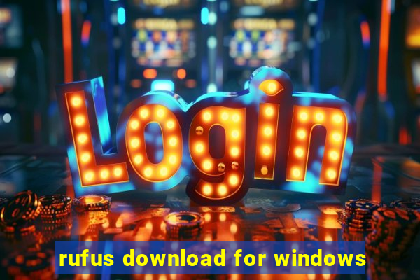 rufus download for windows